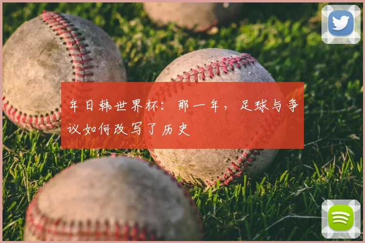 年日韩世界杯:那一年,足球与争议如何改写了历史